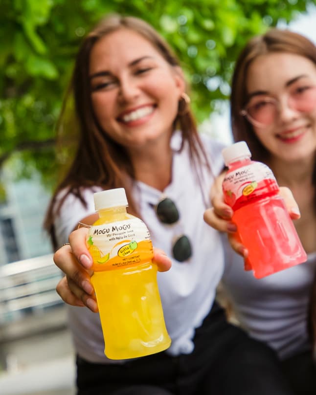 World’s First Drink with Nata de Coco Cubes