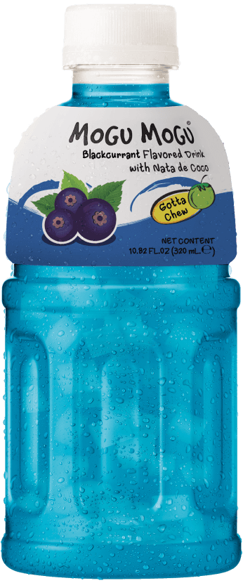 A unique combination of real fruit juice and chewy nata de coco makes Mogu Mogu a delicious, healthy, and fun beverage experience.