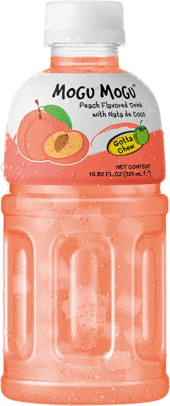 Peach Juice with Nata de Coco